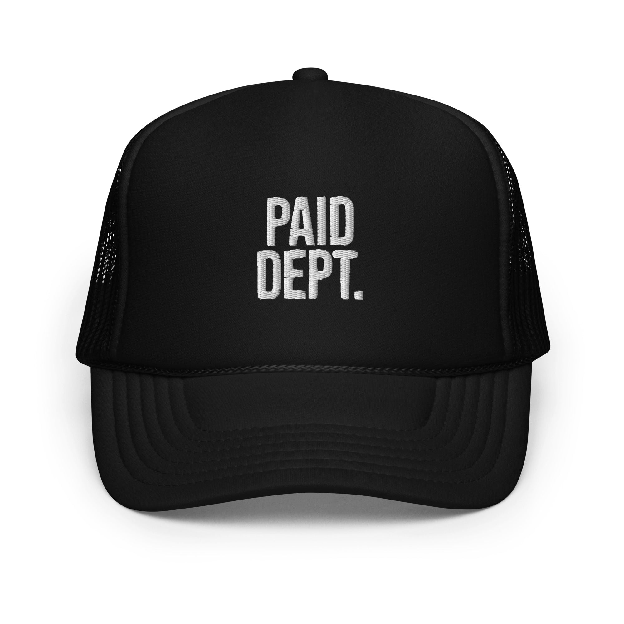 PAID DEPT.Foam trucker hat